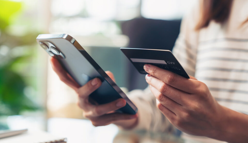 Credit card online mobile payment